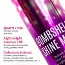 Aloxxi Bombshell Shine Mist Heat Styling Spray That Is A Weightless & Superfine Mist With Quartz Dust, Calendula Extract & Colour Care Complex, 6.5 Oz