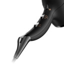 Andis 80750 1875-Watt Tourmaline Ceramic Ionic Salon Hair Dryer With Diffuser, Fast Dry Low Noise Blow Dryer, Travel Hairdryer For Normal & Curly Hair, Soft Grip, Black