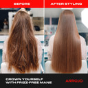 Arrojo Frizz Control Serum, 4Oz  Sulfate & Paraben-Free Hair Serum For Frizzy And Damaged Hair For Men & Women  Lavender-Pear Scented