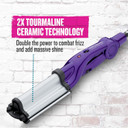 Bed Head Wave Artist Deep Waver | Combat Frizz, Get Long Lasting Results, & Add Massive Shine For Beachy Waves | With Tourmaline Ceramic Technology (Purple)