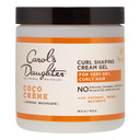 CarolS Daughter Coco Creme Curl Shaping Cream Gel, With Coconut Oil, Coconut Milk, Hair Gel For Curly Hair , Silicone, Paraben And Mineral Oil Free, For Very Dry Split Ends, 16 Oz