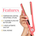 Chi Ceramic Series Flat Iron, Hair Straightener For Silky, Smooth Hair, 1" Iron, Going Bananas