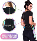 Colortrak Nothing To Hide, Transparent Stylist Apron, One-Size-Fits-Most, Adjustable Chains, Chemical And Waterproof, Vinyl