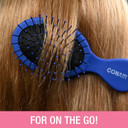 Conair Detangling Hair Brush 3Pk - For Wet And Dry Hair - Curly Hair Brush - Hair Brushes For Women - Detangler Brush - Hair Brushes For Women - Evergreen, Blush Pink, Black Assorted