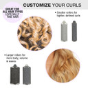 Conair Foam Hair Rollers - 48 Count, Assorted Colors - Heatless Curls, Overnight Curls, Foam Rollers With Storage Case