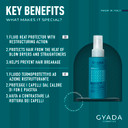 Termoprotettore Rinforzante Con Spirulina E Aq-Save, Termoprotettore Capelli Ad Azione Ristrutturante, Capelli Per Idratati, Non Unge E Non Appesantisce, 100 Ml