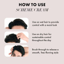 Hanz De Fuko Scheme Cream  Premium MenS Hair Styling Cream For A Medium Hold, Natural Shine  Ideal Texture Product For All Hair Types, Provides Versatility On Wet Or Dry Hair  2 Oz, Travel Size