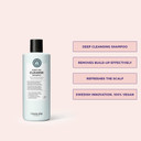 Maria Nila Purifying Cleanse, Deep Cleansing, Removes Build-Up & Residue, Refresh And Condition Hair & Scalp