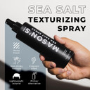 MasonS Pomade Sea Salt Spray For Men And Women - Texturizing Hair Spray With Aloe & Argan Oil - Lightweight, Non-Sticky For Beach Waves, Volume & Texture - Mountain Rain Scent - 8 Oz