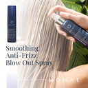 Monat Smoothing Antifrizz Blowout Styling Spray  Quick Dry Hair For Frizz Control  Natural & Nourishing Antifrizz  Salon Quality Blowout Heat Protection For Glossy Finish