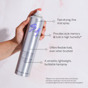Monat Studio One Flex Control Hairspray  Light To Medium Buildable Hold  Infused With Rejuveniqe®  Can Be Used On Colored Hair  Fresh Smelling Scent  Style Memory For Humid Weather