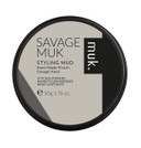 Muk. Haircare Savage Semi Matte Styling Mud, Hair Product, Hair Paste For Men, Strong Hold, Low Shine - 1.76Oz