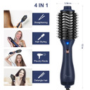 One Step Hair Dryer & Volumizing Brush, Aima Beauty Hair Styling Tool - Ceramic Straightener, Curler, Hot Air Styler & Ionic Salon Brush, Prussian Blue One Step Hair Dryer & Volumizing Brush, Aima Beauty Hair Styling Tool - Ceramic Straightener, Curler, Hot Air Styler & Ionic Salon Brush, Prussian Blue