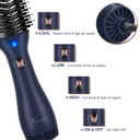 One Step Hair Dryer & Volumizing Brush, Aima Beauty Hair Styling Tool - Ceramic Straightener, Curler, Hot Air Styler & Ionic Salon Brush, Prussian Blue One Step Hair Dryer & Volumizing Brush, Aima Beauty Hair Styling Tool - Ceramic Straightener, Curler, Hot Air Styler & Ionic Salon Brush, Prussian Blue