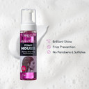 Red By Kiss Foaming Mousse, Maximum Shine Wrap Mousse, Reduce & Prevent Frizz, Define Curls, Set & Hold Styles, Nourishes Dry & Brittle Hair (Biotin + Vitamin E)