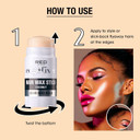 Red By Kiss Hair Wax Stick 24Hr Max Hold Edge Fixer Edge Control Pomade Non-Sticky, Non-Oily Flake Free Hair Styling Wax (Coconut)