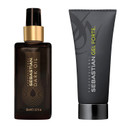 Professional Dark Oil & Gel Forte, Lightweight Hair Oil And Shimmering Hold Gel With No Sticky Feel
