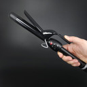 Stylecraft Stay-Temp Black Gold Professional Curling Iron With Extra-Long Thumb Grip, Extended Barrel, Marcel