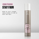 Wella Professionals Eimi Stay Firm | Workable Finishing Hairspray With 24H Firm Hold | Fast Drying | Humidity Resistant, Uv & Heat Protectant | 9 Oz Wella Professionals Eimi Stay Firm | Workable Finishing Hairspray With 24H Firm Hold | Fast Drying | Humidity Resistant, Uv & Heat Protectant | 9 Oz