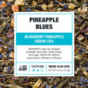 Tiesta Tea - Pineapple Blues, Blueberry Pineapple Green Tea, Loose Leaf, Up To 50 Cups, Make Hot Or Iced, Medium Caffeine, 5 Ounce Refillable Tin