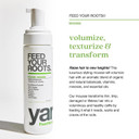 Yarok - Feed Your Roots Mousse - Volumize, Texturize & Transform - Volume Enhancer - Transform Curls - Non-Sticky & Non-Crunchy Formula - 100% Vegan - Gluten, Sulfate, Paraben & Cruelty Free - 8Oz