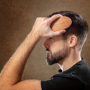 Zilberhaar - Men'S Slanted Bristle Hair And Beard Brush - Natural Boar And Pearwood Military Style Zilberhaar - Men'S Slanted Bristle Hair And Beard Brush - Natural Boar And Pearwood Military Style