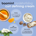 Adwoa Beauty Baomint Curl Defining Cream With Organic Honey + Beeswax | Soft-Medium Hold For Curly, Coily + Kinky Hair | Frizz Control, Moisture + Shine | 3.3 Oz