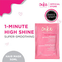Cake Beauty The Top Coat One Minute High Shine Hair Mask, 1.76 Ounce