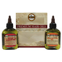 Difeel Premium Natural Hair Care Oil - Sweet Almond Oil And Shea Butter Oil 2.5 Ounce (2-Piece Set)