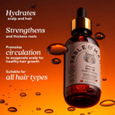 Fable & Mane Hair Oil And Mask Styling Agent, Promotes Healthy Circulation & Restores Hydration For Radiant, Shiny Hair, Includes Ashwagandha & Dashmool Oil, 1 Count