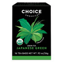 Choice Organics - Organic Japanese Green Tea (3 Pack) - Compostable - Contains Caffeine - 48 Organic Green Tea Bags1 Count (Pack Of 48)