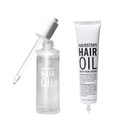 Hairstory Hair Oil, Includes Glass Bottle & Refill, Nourishing Hair Oil For All Hair Types, High Shine & Softness, Helps Frizz & Seals Ends, 2Oz