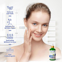 Hiqili 3.38 Fl Oz Organic Grapeseed Oil For Hair, For Skin, Carrier Oil For Essential Oils Mixing, 100% Pure & Natural-100Ml