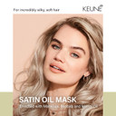 Keune Care Satin Oil Mask, Deep Moisturizing & Nourishing Treatment For All Hair Types, 6.8 Fl Oz