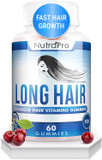Nutrapro Long Hair Gummies  Anti-Hair Loss Supplement For Faster Hair Growth Of Weak, Thinning Hair  Grow Long Thick Hair & Increase Hair Volume With Biotin And 10 Hair Vitamins.For Men And Women