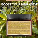 Saryna Key Damage Repair Treatment Butter Mask - African Shea Butter For Dry Hair Treatment - Rejuvenating Butter Moisturizer With Natural Keratin And Vitamins A, E, F (500Ml/16.9Oz)