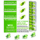 Lumiere Colour Hair Oil Capsules  Vegan Leave-In Serum For Gloss, Shine & Color Protection  With Almond, Rosemary, Biotin, Hyaluronic Acid & Hair Vitamins  45 Ct