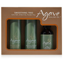 Agave Smoothing Haircare Trio With Shampoo, Conditioner & Healing Oil Treatment Hydrating & Frizz Control 3 Fl Oz/2 Fl Oz