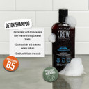 American Crew Detox Shampoo For Men, Naturally Derived, Vegan Formula, Citrus Mint Fragrance, 8.45 Fl Oz