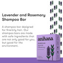 Anihana Conditioner Bar For Thin Fine Oily Hair Gives Hair Volume & Body Natural Healthy Look And Shine Paraben Free Lavender And Lemon 2.1 Oz