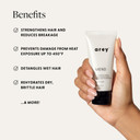 Arey Mend Heat Protectant Leave-In Conditioner | Detangles, Rehydrates, Strengthens And Protects Hair Up To 450°F | Vegan, Cruelty-Free & Gluten-Free (2 Fl Oz)