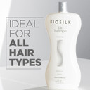 Biosilk Silk Therapy Shampoo, Gentle Hair Cleanser Delivers Healthy & Shiny Hair, Great For All Hair Types, Sulfate, Paraben, & Cruelty-Free, 34 Oz