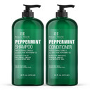 Botanic Hearth Peppermint Oil Shampoo And Conditioner Set | Hair Blooming Formula With Keratin | Fights Hair Loss & Thinning, Promotes Hair Growth|Sulfate Free For Men And Women | 16 Fl Oz X 2