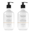 Deep Steep Curl Defining Shampoo & Conditioner, 17 Oz  Moisturizing Shampoo With Shea Butter, Aloe Vera, Rice Protein, Peppermint Oil  Sulfate-Free, Vegan, Clean Beauty Hair Care, Curly Hair