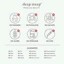 Deep Steep High Shine Coconut Oil Shampoo & Conditioner, 17 Oz  Moisturizing Shampoo With Aloe Vera, Argan Oil, Rice Protein - Sulfate-Free, Vegan, Clean Beauty Hair Care, Soft & Glossy Hair