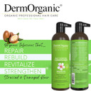 Dermorganic Argan Oil Daily Hydrating Shampoo  Sulfate-Free & Color Safe, 33.8 Oz