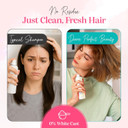 Natural Dry Shampoo Spray For Dark Hair, No Residue Dry Shampoo Travel Size For Women & Men With Keratin, Ceramide& Herbal Extracts From Japan 3.35Oz Fresh Citrus& Pear 2Ea