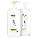 Dove Nutritive Solutions Strengthening Shampoo And Conditioner With Pump Intensive Repair 2 Count For Damaged Hair Dry Hair Shampoo And Deep Conditioner Formulas With Keratin Actives 31 Oz