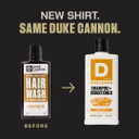 Duke Cannon Supply Co. 2-In-1 Hair Wash - Masculine Scent - Gentle Cleansing Hair Wash For Men - Stimulating Hair Shampoo & Conditioner - Strengthens Hair - Naval Diplomacy Shampoo/Conditoner (14 Oz)