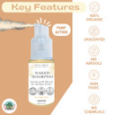 Volumizing Dry Shampoo | Organic Powder For All Hair Types | Non-Aerosol | Benzane & Talc Free | Made In Usa | Jumbo Size 2.7 Oz (Dark Hair)